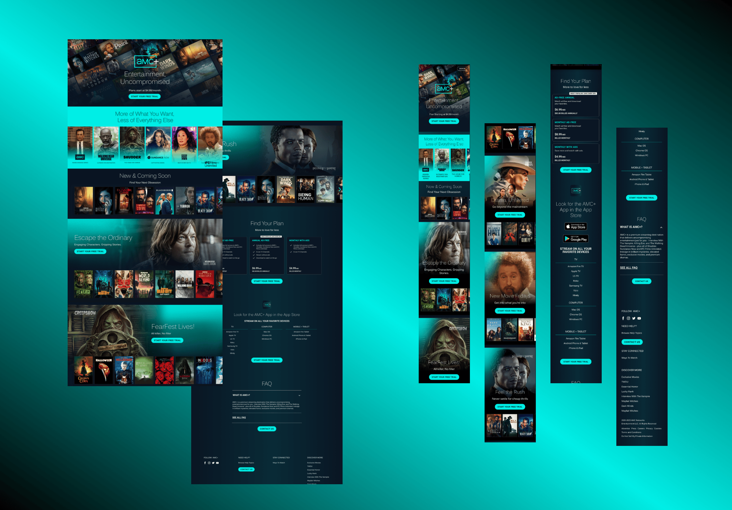 AMC Plus Landing Page